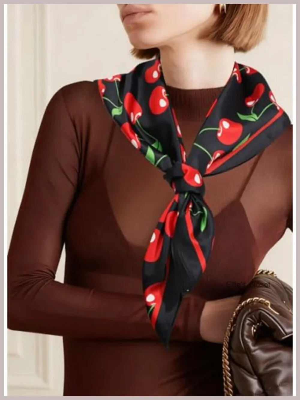 Satin Head Scarf Bandana for Women, Silk Feeling Hair Wrap, Lightweight Neck